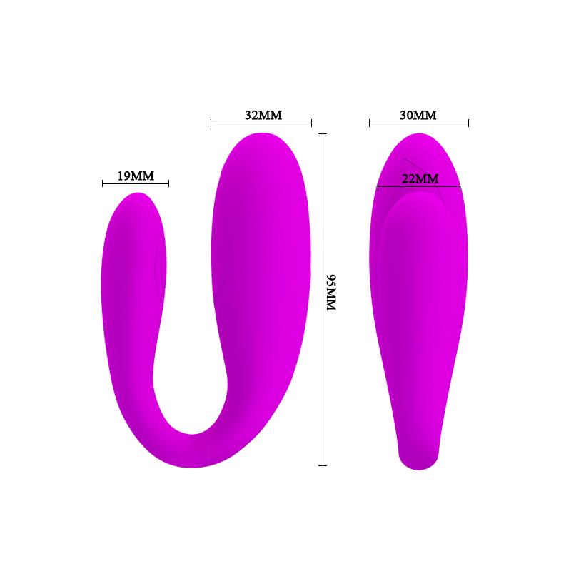 pretty-love-vibrador-para-parejas-fascination Vibrador Parejas Recargable USB - Pretty Love Fascination - Imagen 2