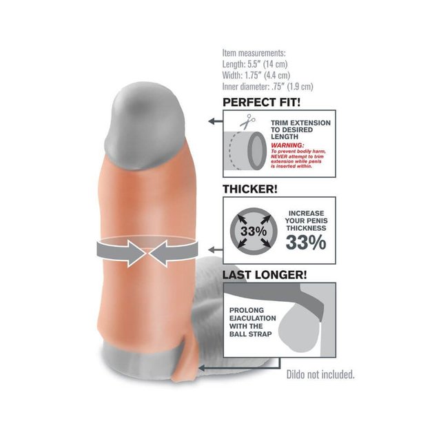 pd4145-21-fantasy-x-tensions-real-feel-enhancer-flesh21-fd2dfdc098c615a83815685039211414-640-0 Funda Engrosadora Peneana - Fantasy X-tensions Real Feel Enhancer Flesh - Imagen 2