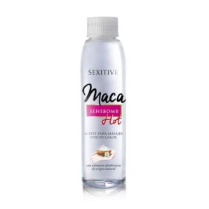 aceite para masajes efecto calor maca