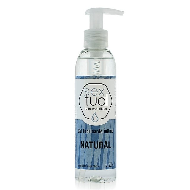 sextual natural 200ml lubricante íntimo neutro sextual 200 mL