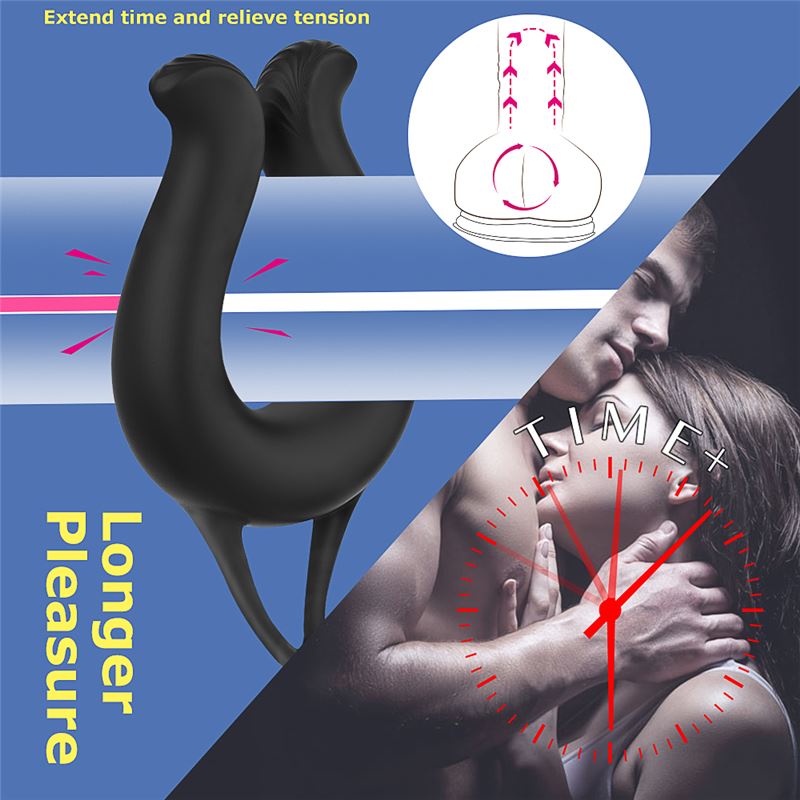 shd-s278-nicole-vibrador-anal-multifuncional-recargable-usb-f70ae551208644be90995799fe60a5f4 Anillo Vibrador Con Plug Doble Penetración - Nicole - Imagen 3