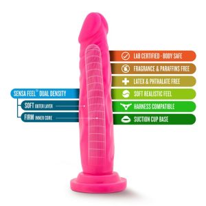 Consolador Anal Blush Neo Neon Pink 7,5"
