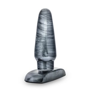 Plug Anal JET MEDIUM BUTT PLUG - CARBON METALLIC BLACK 12,5 X 4 cm