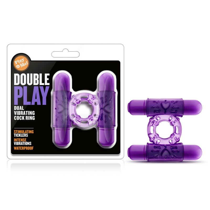 bl-77101-play-with-me-double-dual-vibrating-cock-ring-purple-02053b5959484319a91bce9735a7c776 Anillo Vibrador PLAY WITH ME - DOUBLE PLAY - PURPLE - Imagen 3