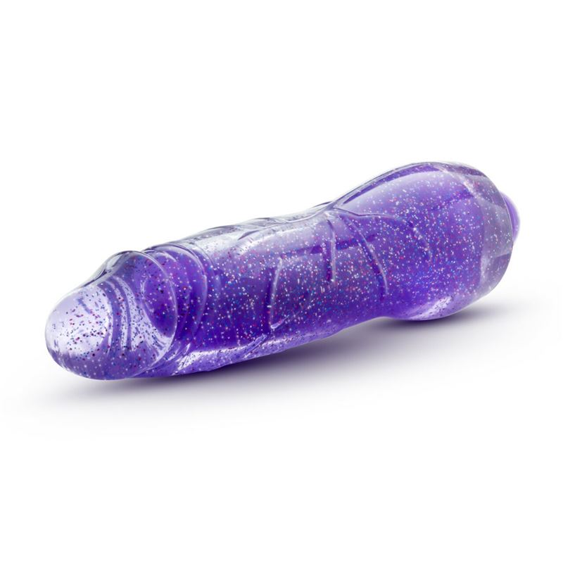 bl-43011-glow-dicks-molly-glitter-vibrator-purple-3f28b8c5fb3043c0bf3c5da303ab6714 Vibrador Glow Dicks Molly 20x5 cm - Luz Led - Imagen 6