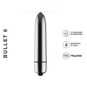 Bala Vibradora - Bullet 6 Silver