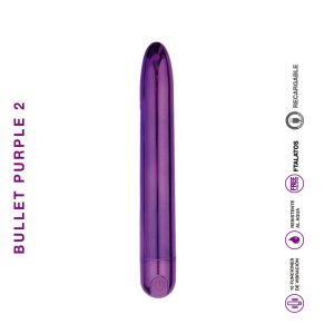 Bala Vibradora 18cm - Bullet Purple 2