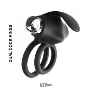 Anillo Vibrador Bunny Recargable