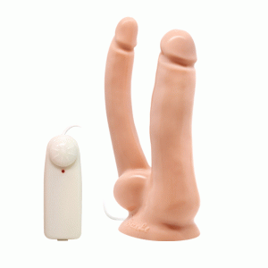 Vibrador Doble Penetración 20 x 3,6 cm