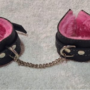 Esposas Ecocuero-Plush c/cadena - Fucsia