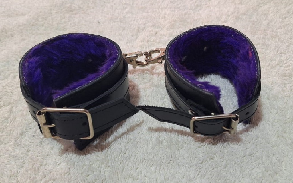 esposas eco violeta Esposas Ecocuero-Plush c/mosquetón- Violeta