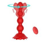 plug anal con movimiento- red flower