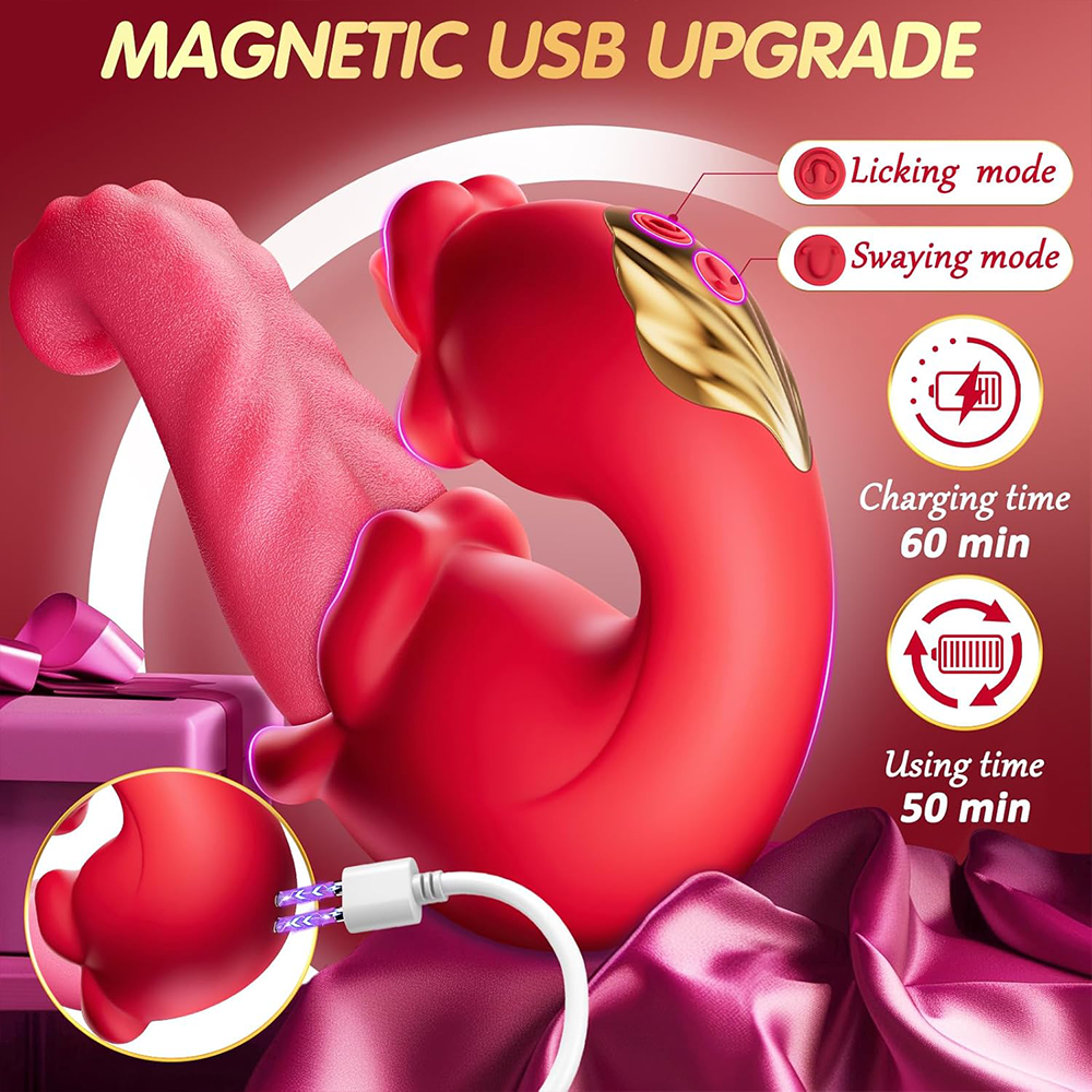 vibrador lengua con boca besadora vibrador lengua con boca besadora