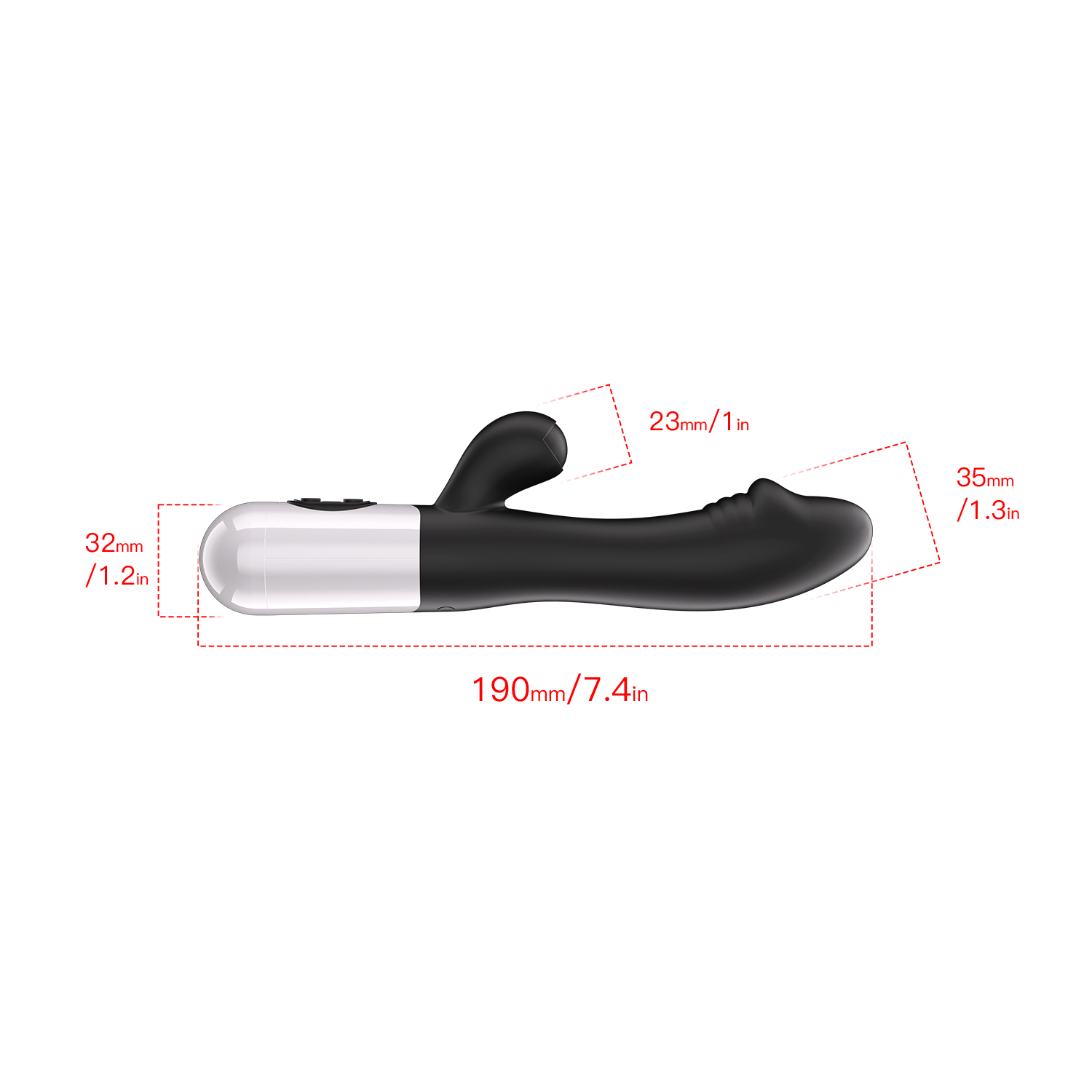 vibrador doble estimulación basic rabbit vibrador doble estimulación basic rabbit